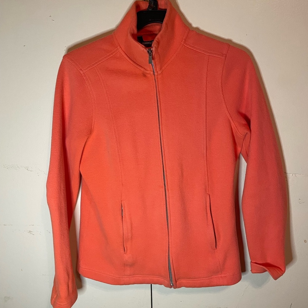 kirkland womens jacket orange size L